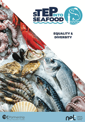 Step into Seafood brochure cover - Equality and diversity